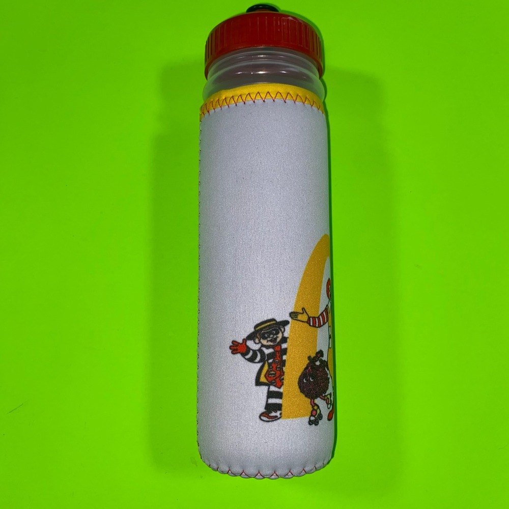 Vintage McDonald Character Water Bottle Ronald McDonald Grimace Hamburglar Retro